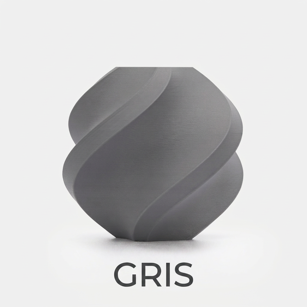 Vase Rondeline - Vase imprimé en 3D en PLA pour Fleurs Séchées - Décoration Moderne & Écologique | Design Original