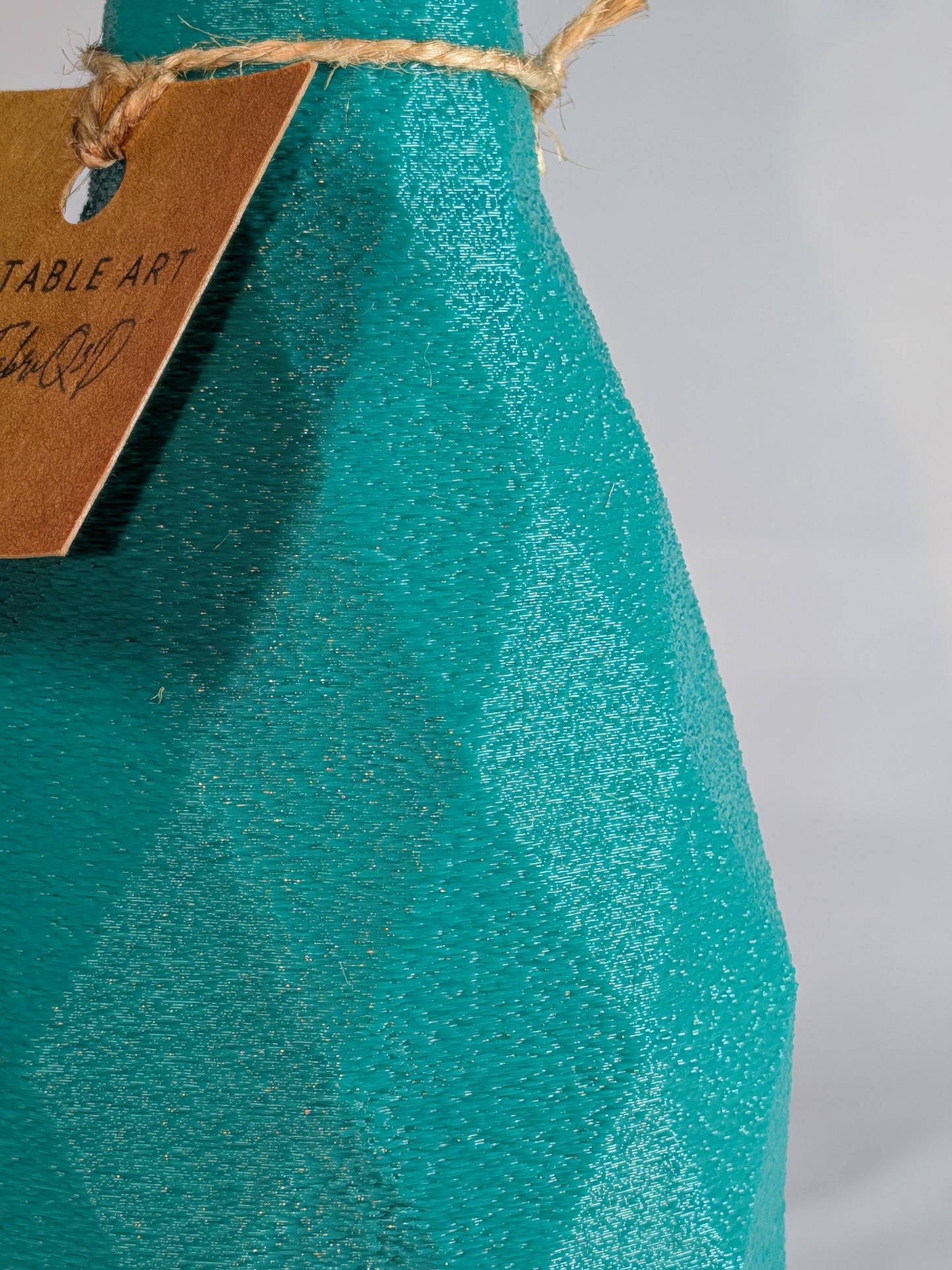 Vase LowPolis - Vase imprimé en 3D en PLA pour Fleurs Séchées - Décoration Moderne & Écologique | Design Original