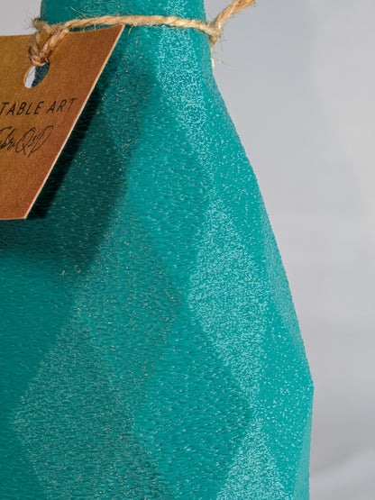 Vase LowPolis - Vase imprimé en 3D en PLA pour Fleurs Séchées - Décoration Moderne & Écologique | Design Original