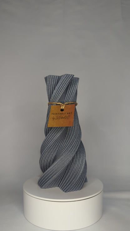 Vase Fractura - Vase imprimé en 3D en PLA pour Fleurs Séchées - Décoration Moderne & Écologique | Design Original